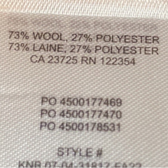 685. NWT Wilfred Ganna purple/brown Wool cropped shacket. Ganna M - Picture 8 of 10